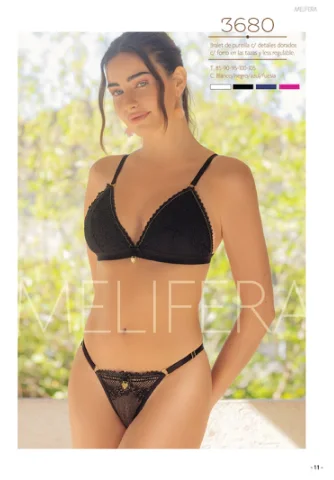 Melífera 3680 Conjunto Bralette